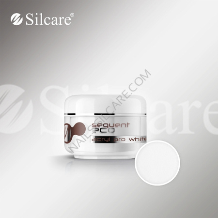 Акриловая пудра Sequent ECO Pro White Silcare 36 гр